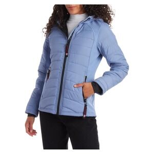 Canada Weather Gear Womens Blue Puffer Jacket Size Large